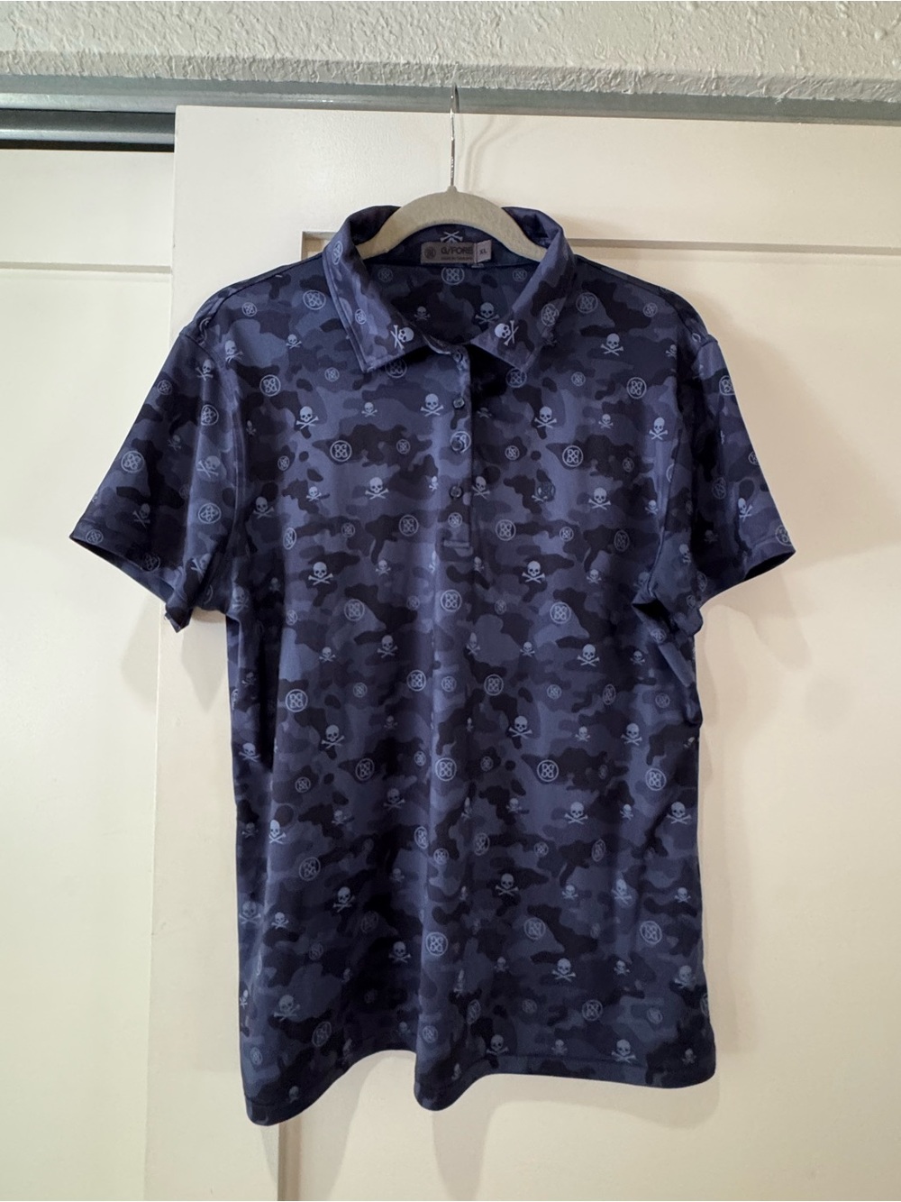 G/FORE Women’s Navy Skull Camo Polo